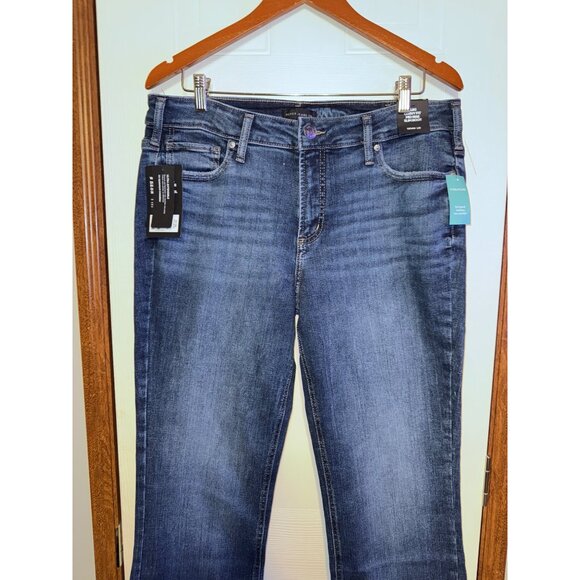 NWT Silver Jeans Suki Mid Rise Slim Bootcut Jeans Size 14 - Picture 5 of 14